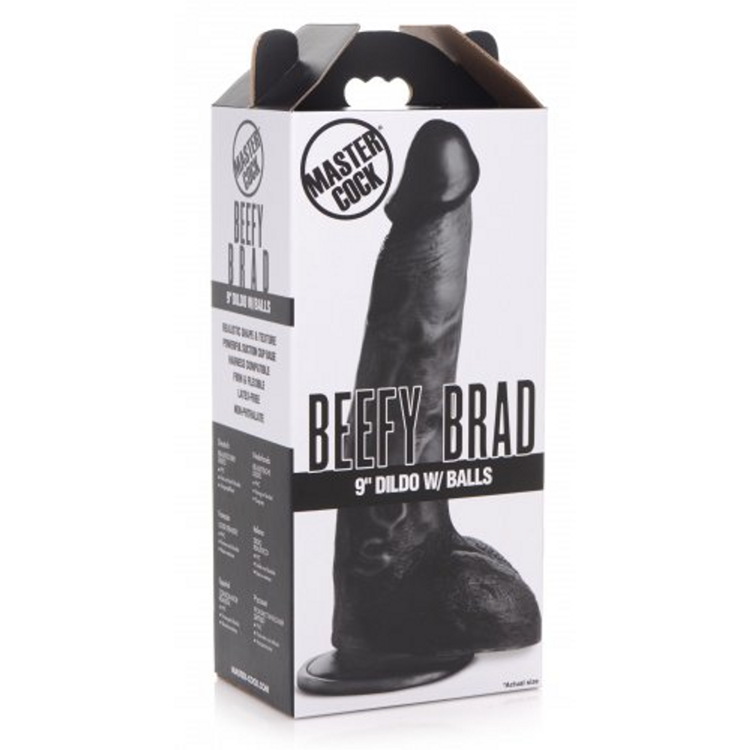 Xr brands Beefy Brad - Dildo met Ballen - 9 / 23 cm (848518044860)