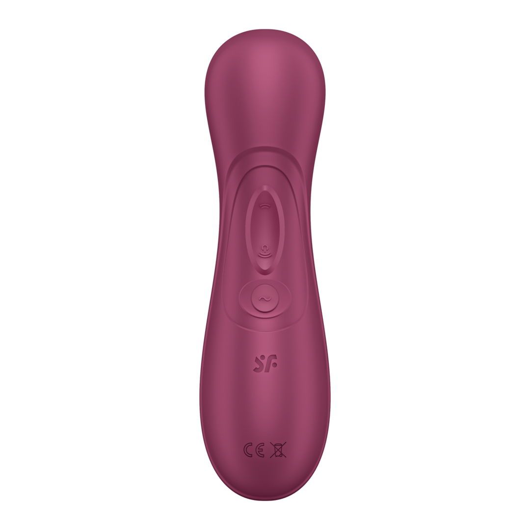 Satisfyer Pro 2 Generatie 3 - Double Air Pulse Vibrator - Liquid Air - Wijnrood (4061504051871)