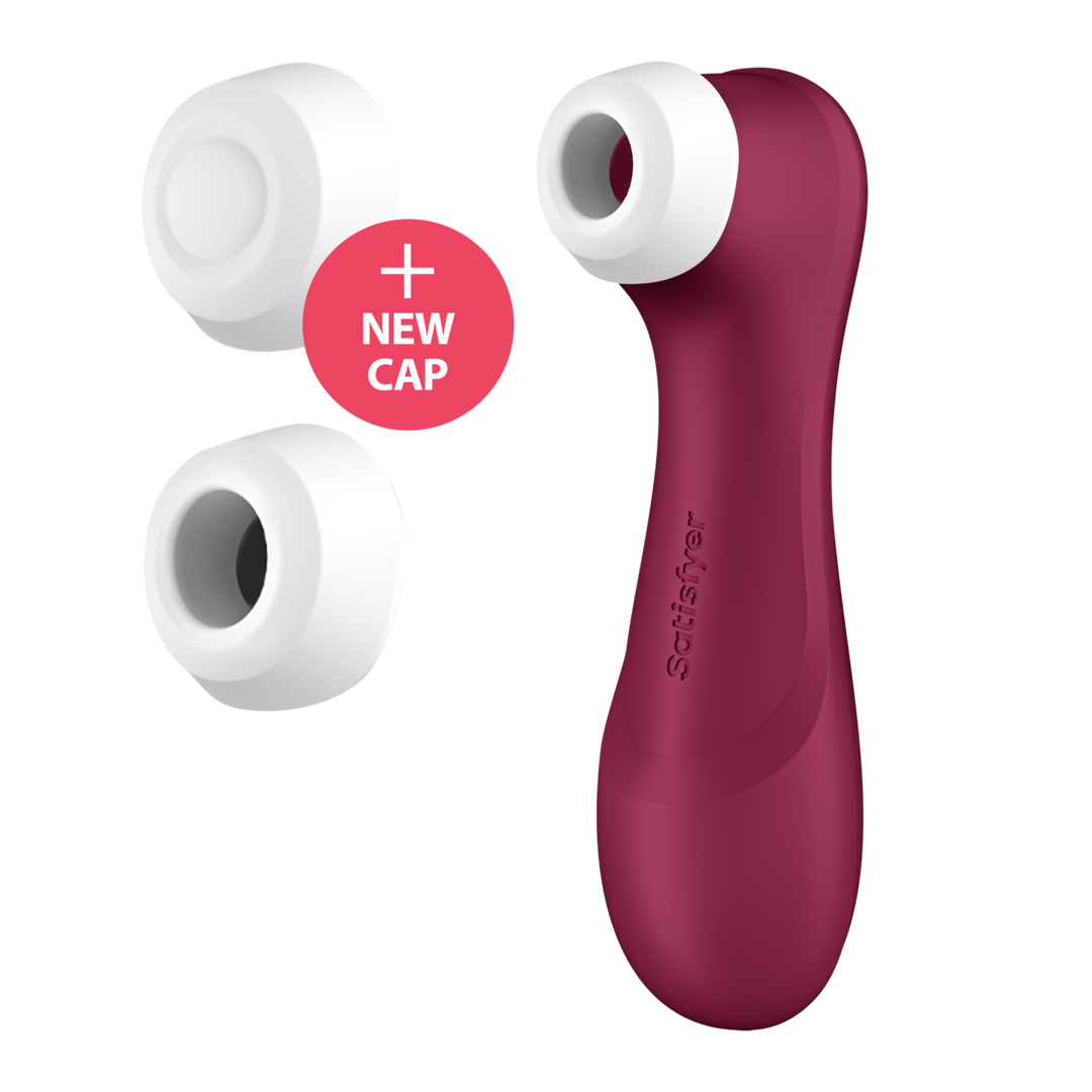 Satisfyer Pro 2 Generatie 3 - Double Air Pulse Vibrator - Liquid Air - Wijnrood (4061504051871)