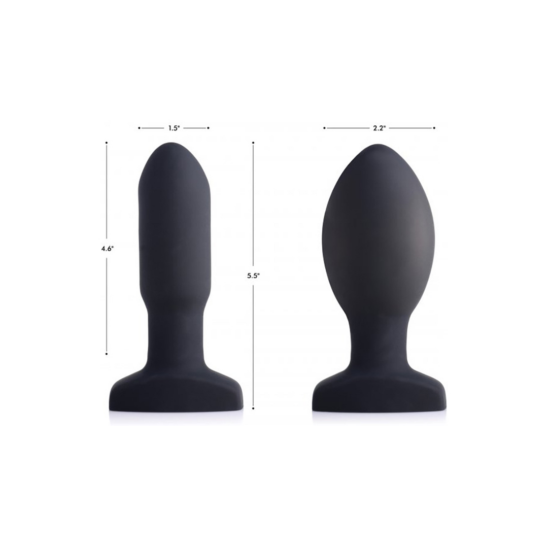 Xr brands Opblaasbare Vibrerende Silicone Butt Plug (848518035264)