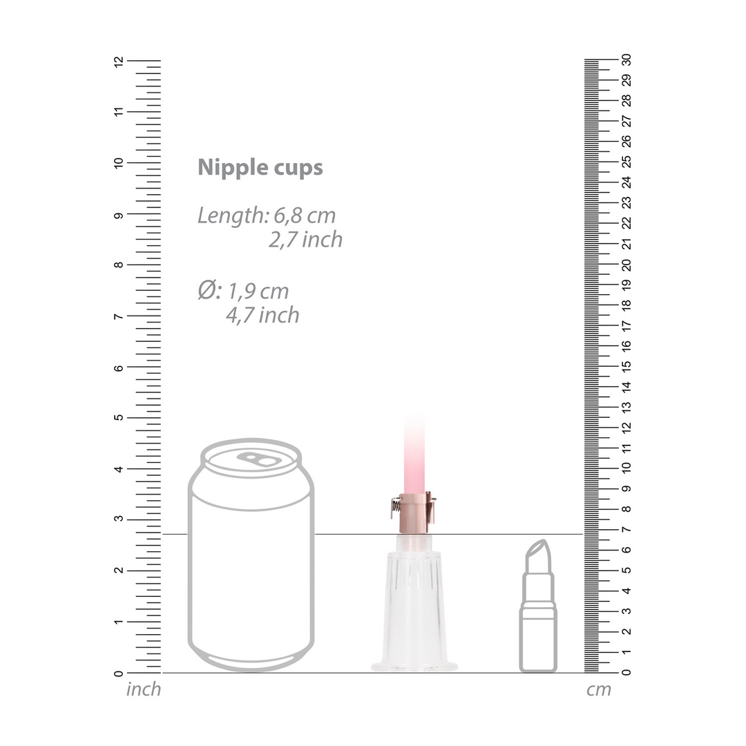Pumped by shots Clitorale  Tepelpomp Set Medium - Medium (8714273548443)