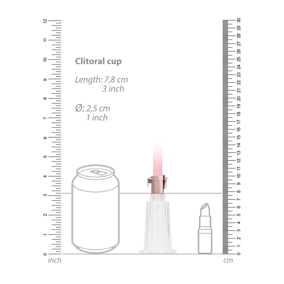 Pumped by shots Clitorale  Tepelpomp Set Medium - Medium (8714273548443)