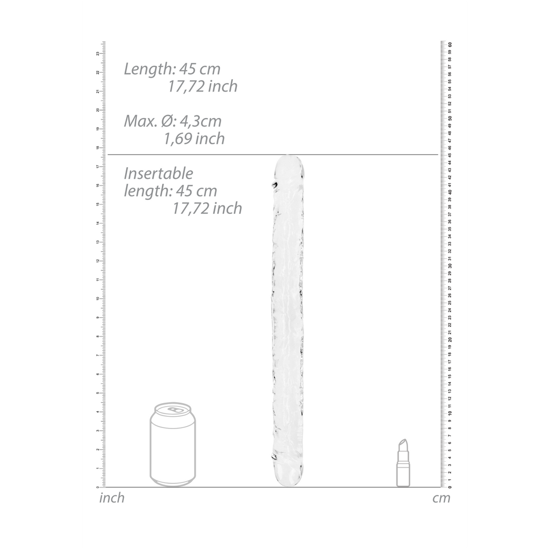 Realrock by shots Realistische Double Dong - 18'' / 45 cm (8714273523518)