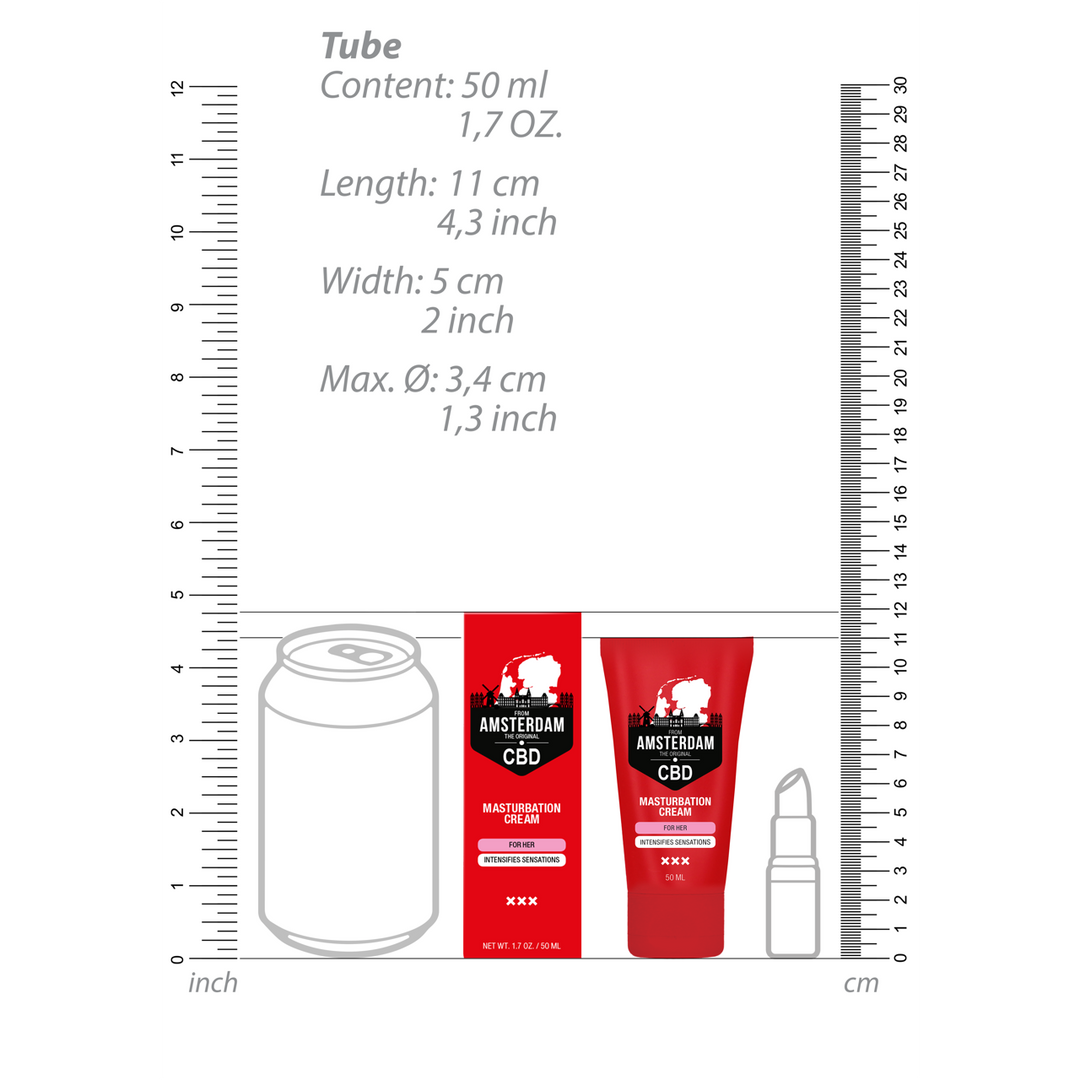Pharmquests by shots Originele CBD uit Amsterdam - Masturbatiecrème voor Haar - 2 fl oz / 50 ml (8714273929792)