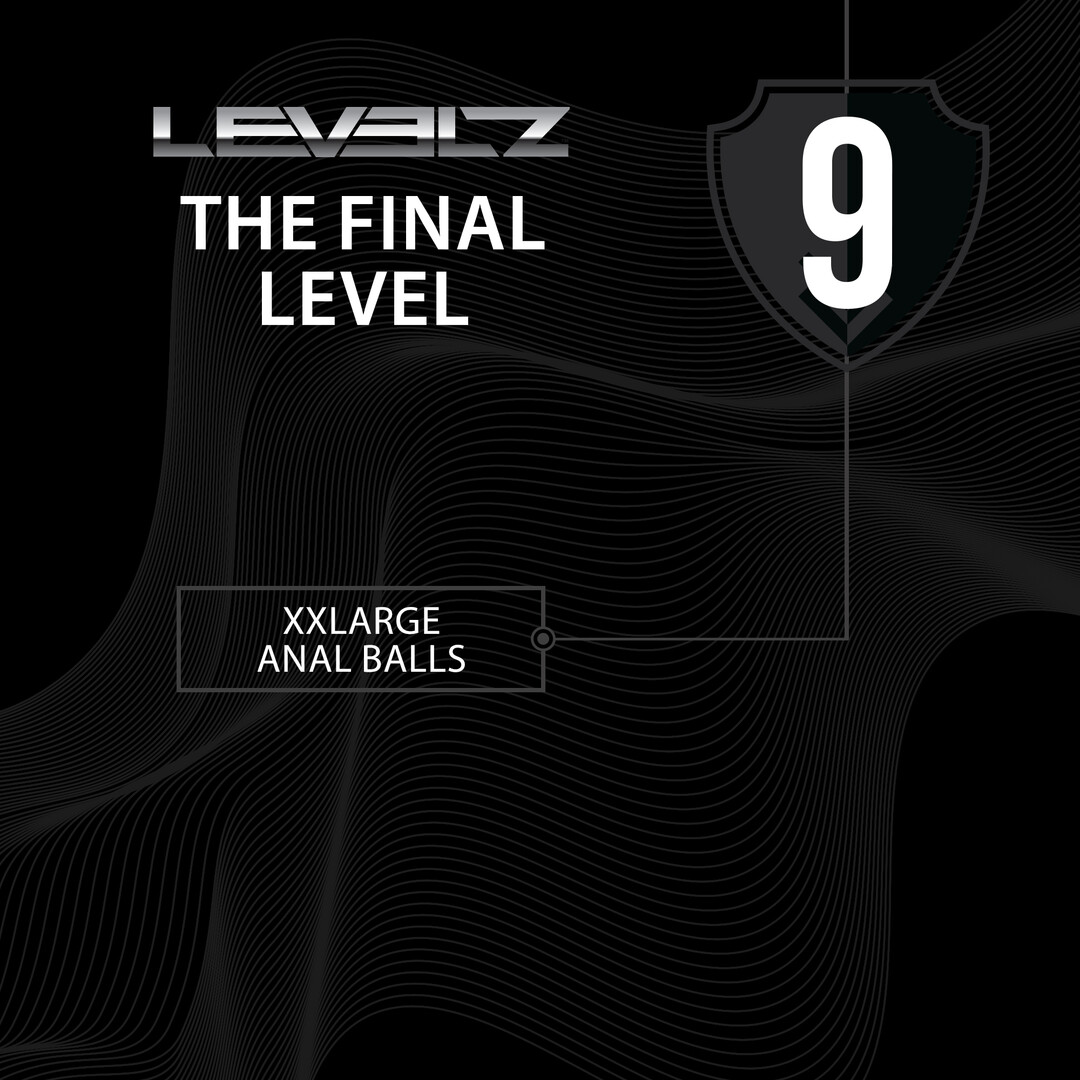 Levelz by shots Siliconen Ronde Anale Ballen - XXL - 60mm - Zwart (8714273069870)