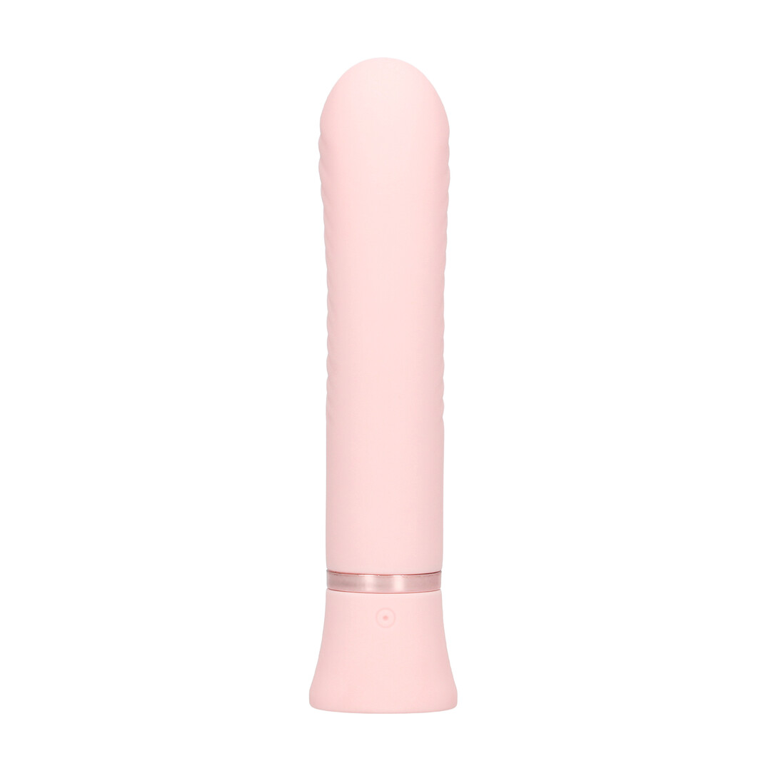 Loveline by shots Mystique - Geribbelde Konijnen Vibrator - Roze (8714273058485)