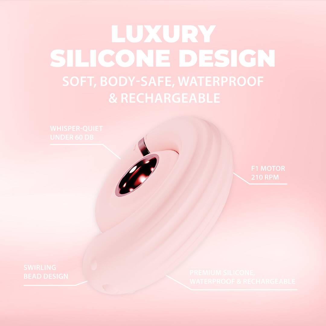 Loveline by shots Perles - Draaibare Parels Swirl - Roze (8714273058782)