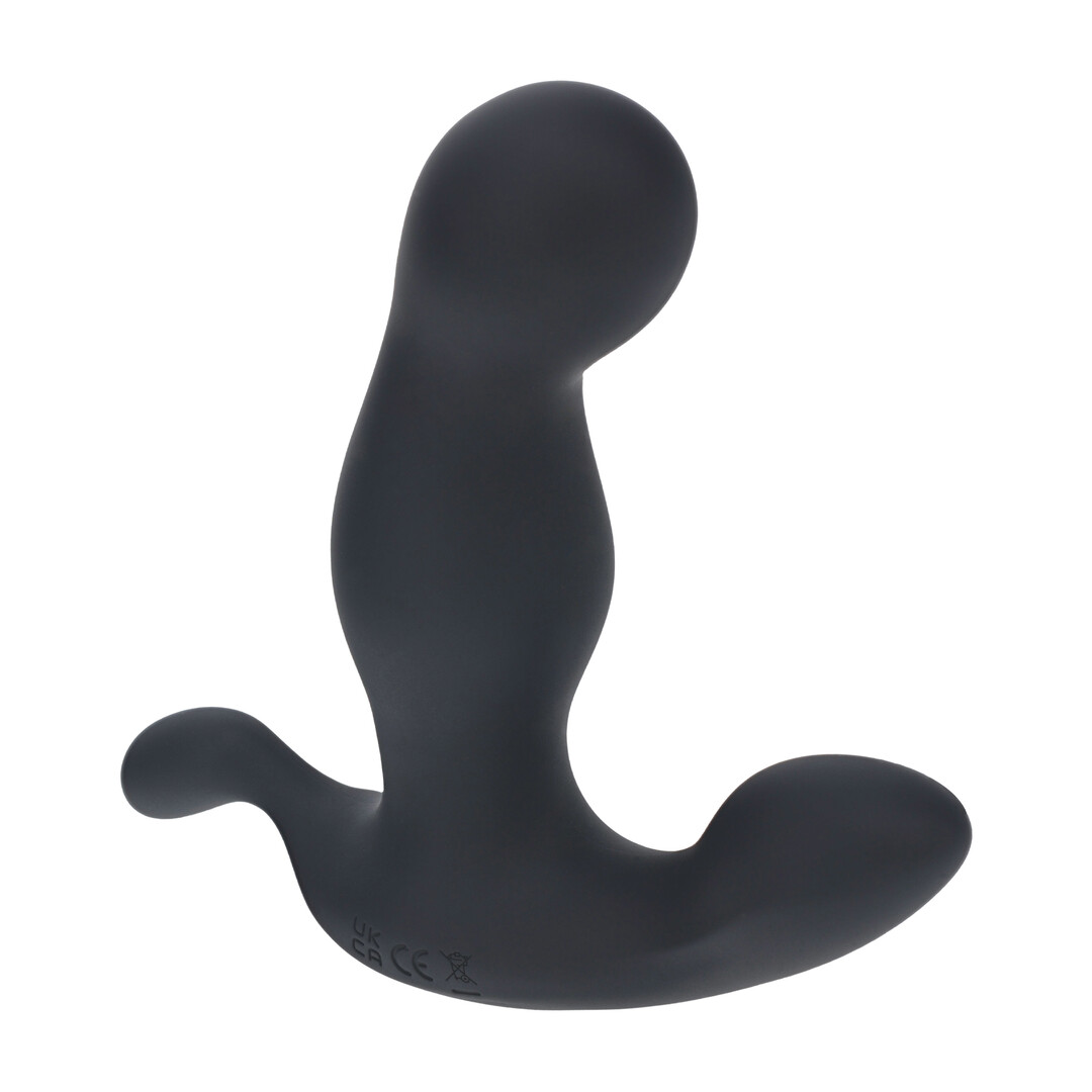 Levelz by shots Verwarmende en Vibrerende Silicone Prostaat Stimulator - Zwart (8714273067654)