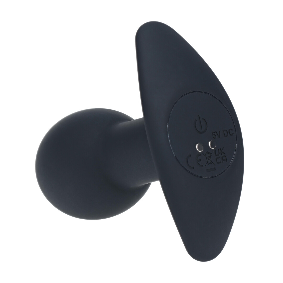 Levelz by shots Enkele Gloeilamp Vibrerende Siliconen Anale Plug - Zwart (8714273067531)