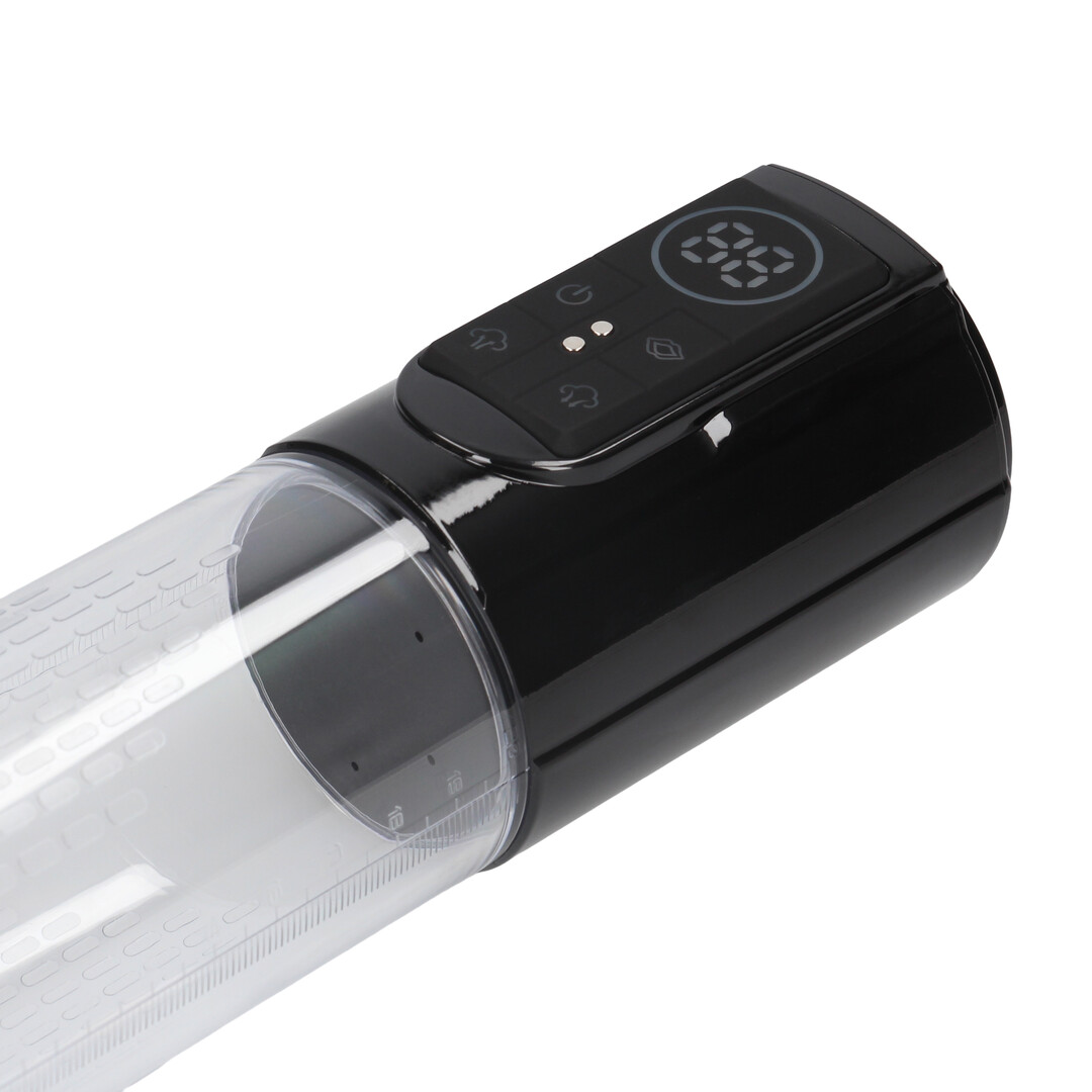 Pumped by shots MegaLift - Automatische Waterdichte Penis Pomp - Zwart (8714273059529)