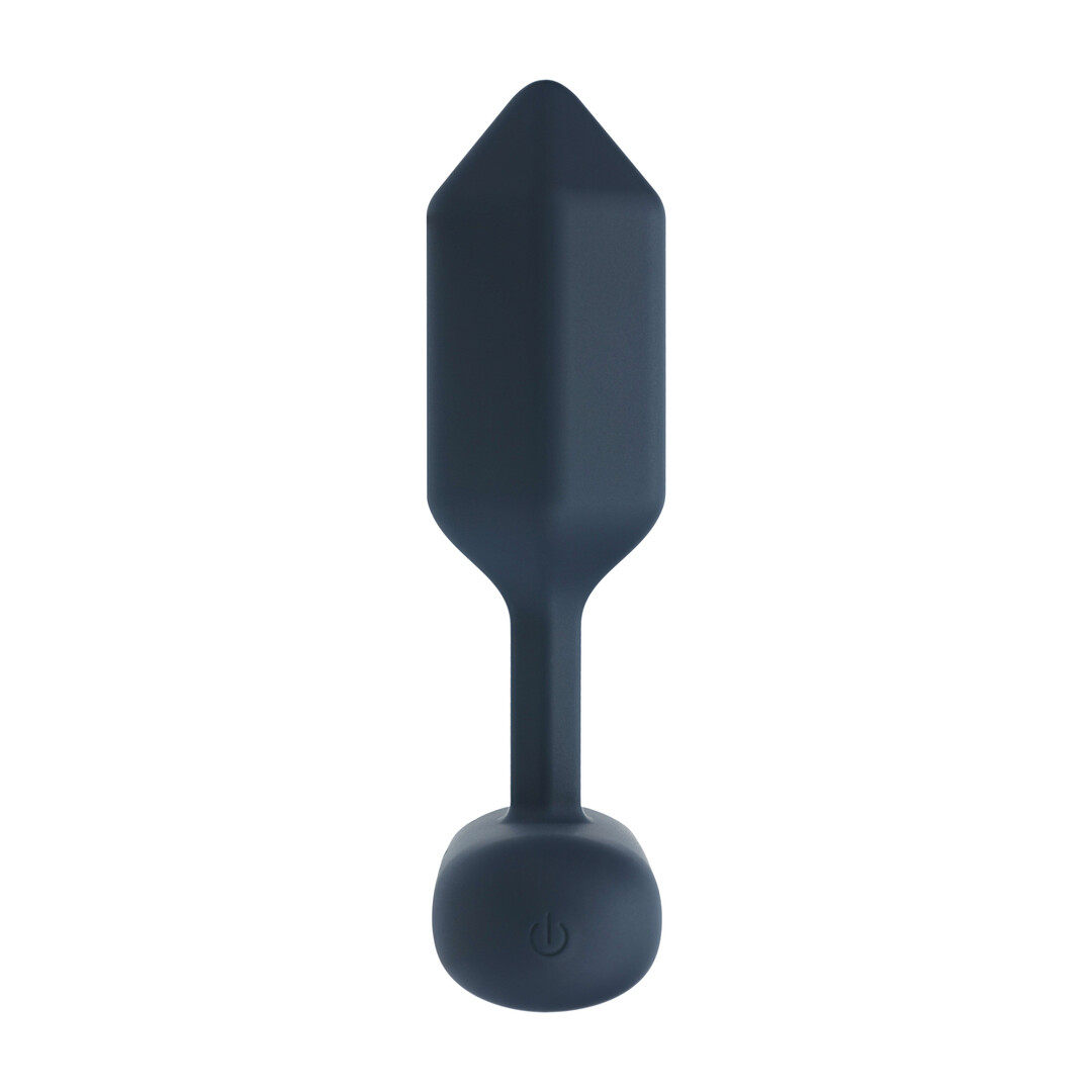 Levelz by shots Hexagonale Vibrerende Siliconen Anale Plug - M - Zwart (8714273067494)