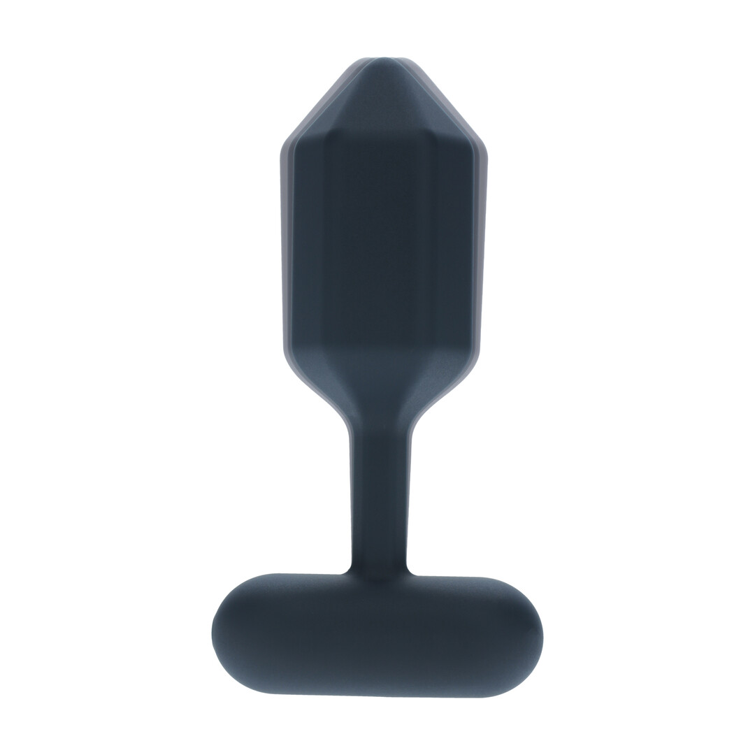 Levelz by shots Hexagonale Vibrerende Siliconen Anale Plug - M - Zwart (8714273067494)