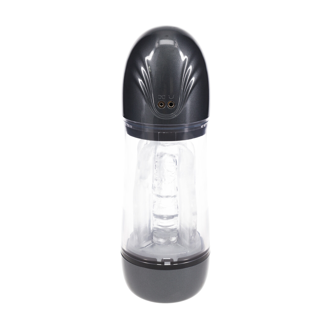 Pumped by shots SonicPull - Suction and Vibration Masturbator Pump - Multimedia Enhanced - Gun Metal (8714273061416)