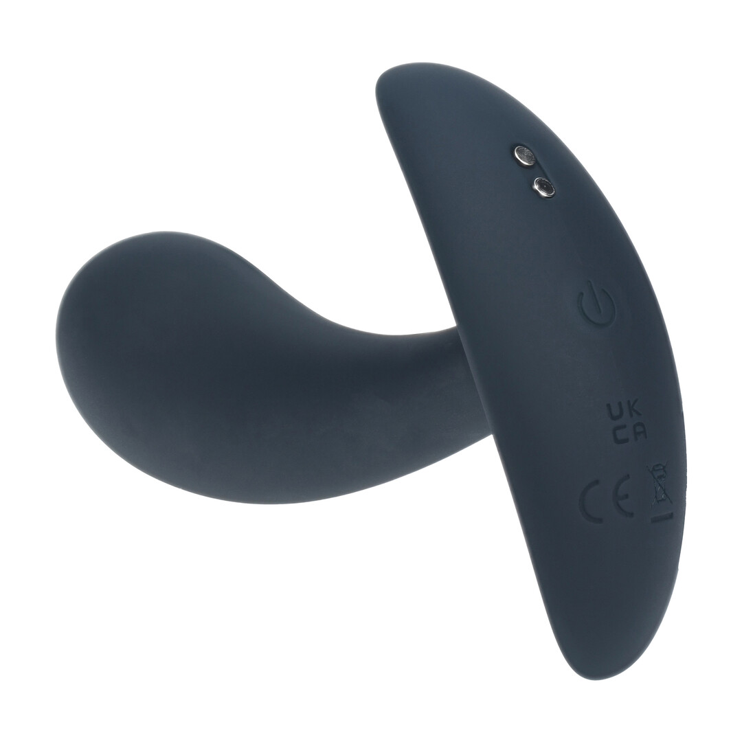 Levelz by shots Vibrerende Siliconen Prostaat Stimulator Anale Plug - S - Zwart (8714273067432)