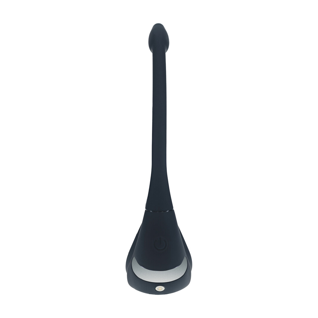 Levelz by shots Afstandsbediening Vibrerende Siliconen Tri O Cockring met Prostaatstimulator - Zwart (8714273067791)