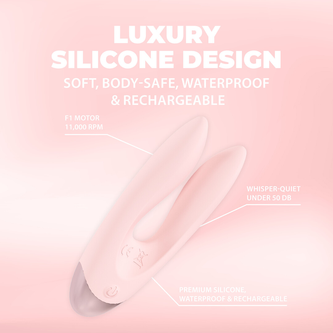 Loveline by shots Amour - Dual Motor Vibe - Roze (8714273058522)