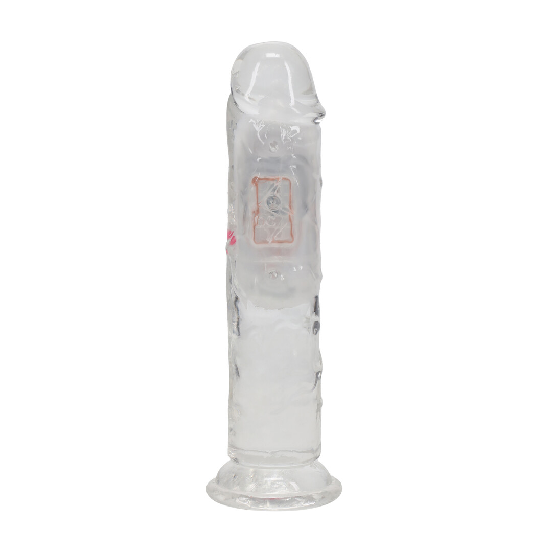 Realrock by shots LED Vibrerende Rechte Penis - 6 / 15 cm - Transparant (8714273059604)