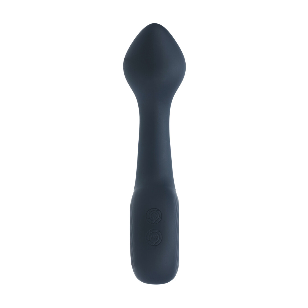 Levelz by shots Vibrerende Bulb Silicone Prostaat Massager met Lus - Zwart (8714273067371)