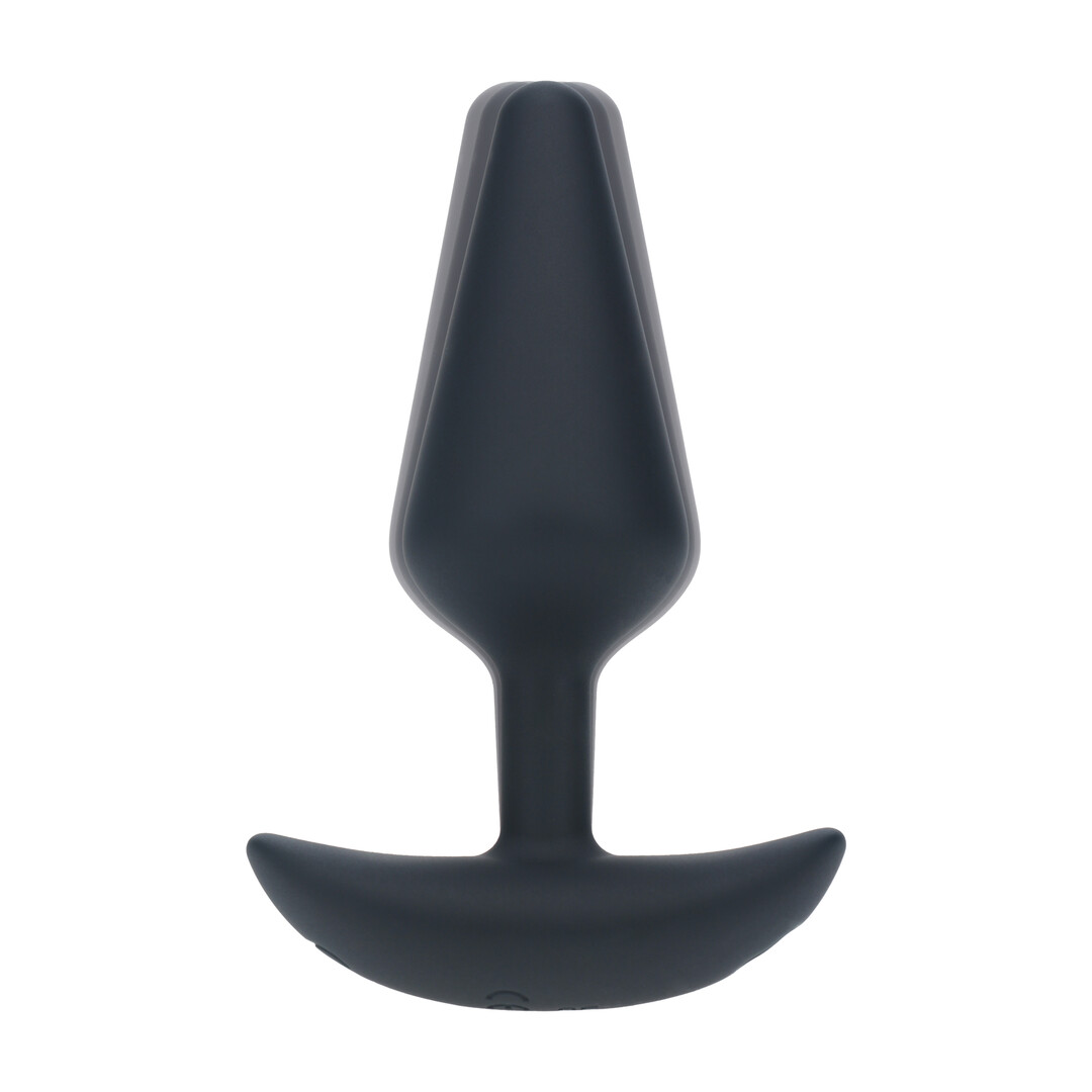 Levelz by shots Classic Vibrerende Silicone Anale Plug - M - Zwart (8714273067418)