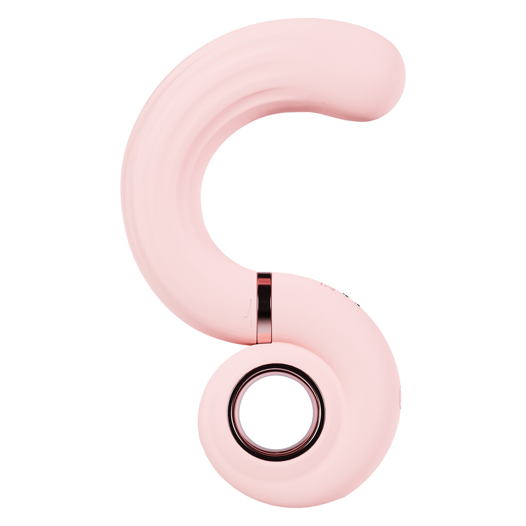 Loveline by shots Tourner - Vibrerende Swirl - Roze (8714273058768)