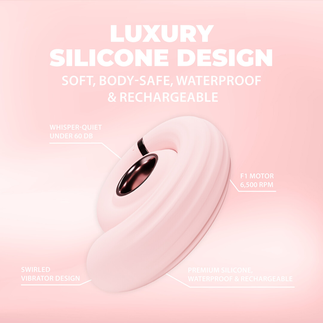 Loveline by shots Tourner - Vibrerende Swirl - Roze (8714273058768)