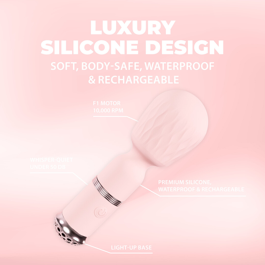 Loveline by shots Velours - Mini-Wand - Roze (8714273058683)