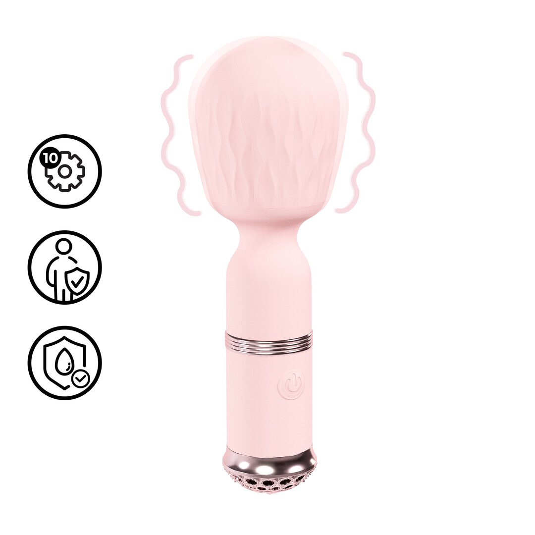 Loveline by shots Velours - Mini-Wand - Roze (8714273058683)