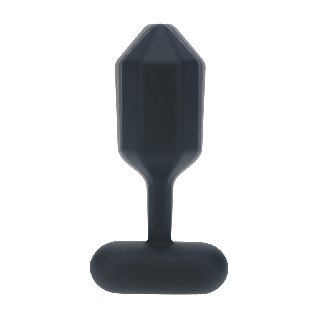 Levelz by shots Hexagonale Vibrerende Silicone Anale Plug - S - Zwart (8714273067470)