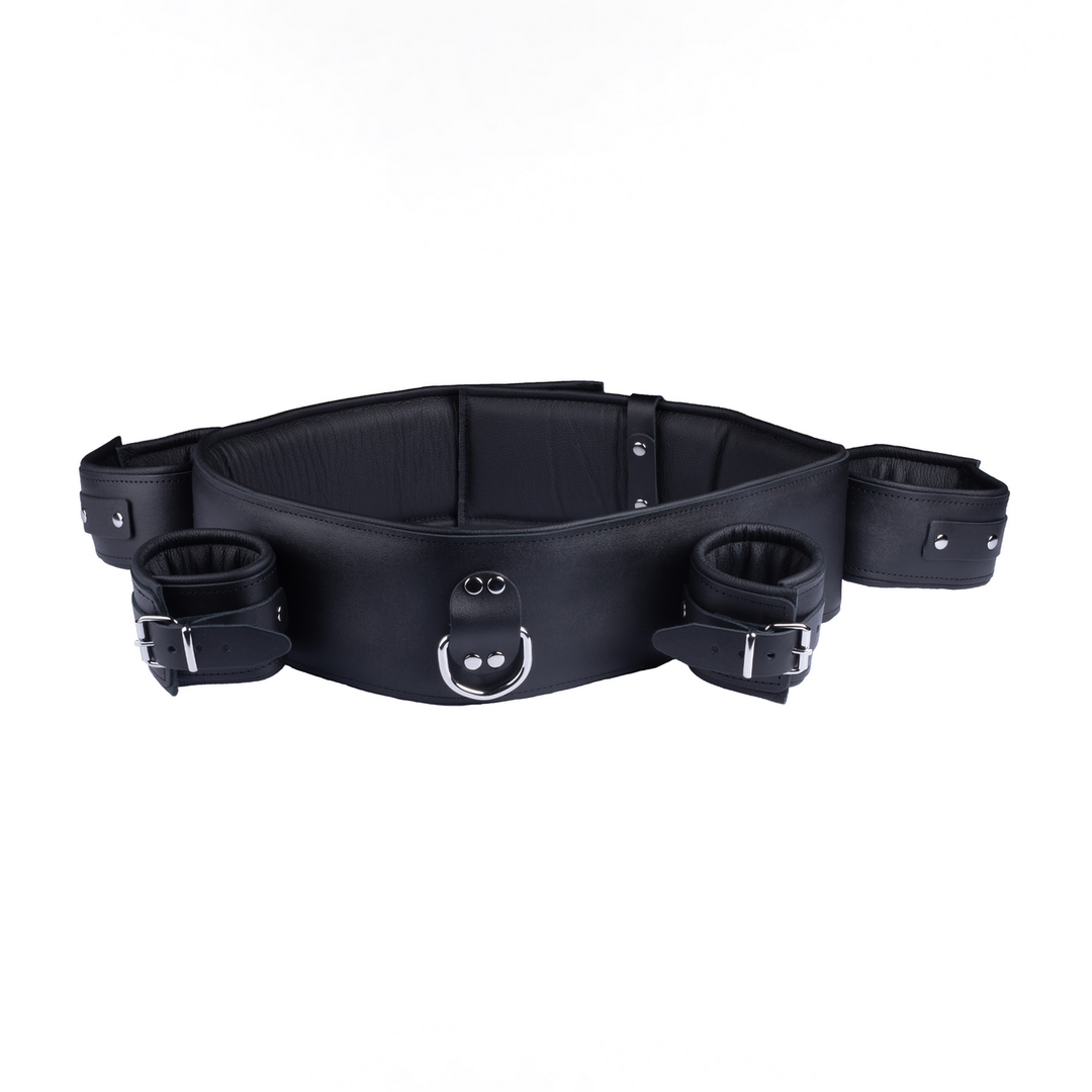 Red leather Leren Arm, Pols en Borst Beperkingen - Zwart (3662811297023)