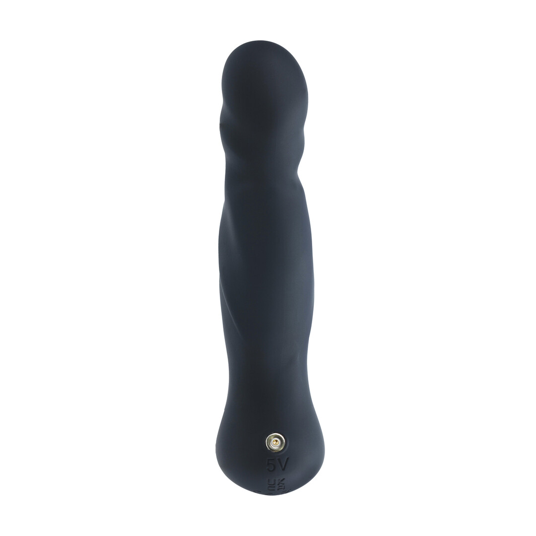 Levelz by shots Vibrerende en Duwende Siliconen Prostaatmassager - Zwart (8714273067876)