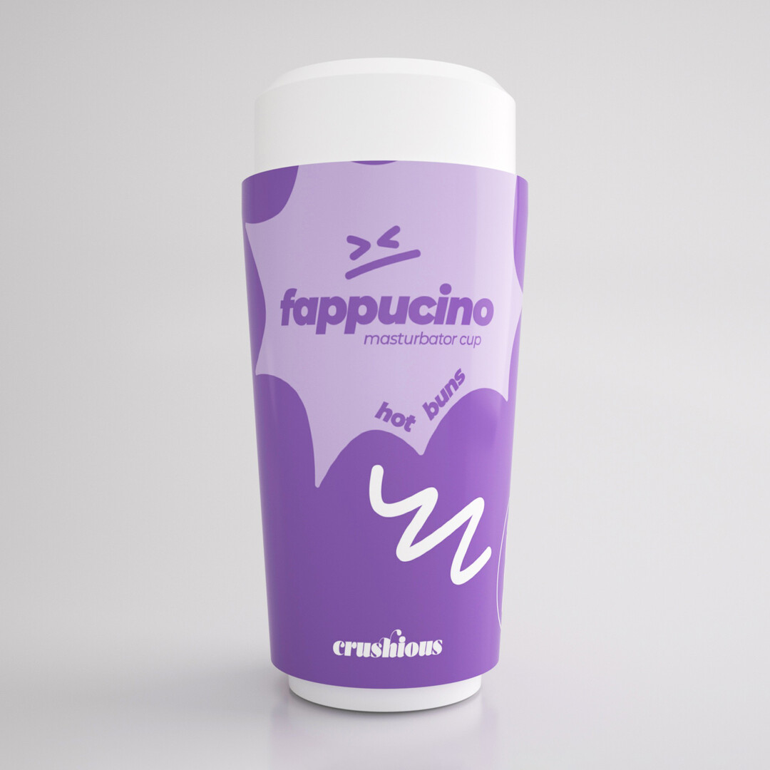 Crushious Fappucino Hot Buns - Anale Masturbator Cup - Paars (7403254161948)