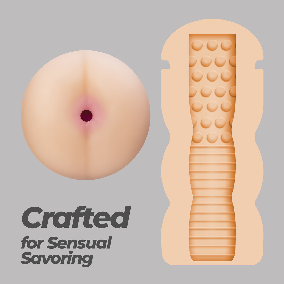 Crushious Fappucino Hot Buns - Anale Masturbator Cup - Paars (7403254161948)