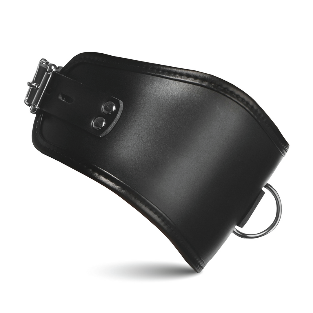 Xr brands Hard Stance - Gevoerde Vergrendelbare Houdingskraag - Zwart (848518057532)