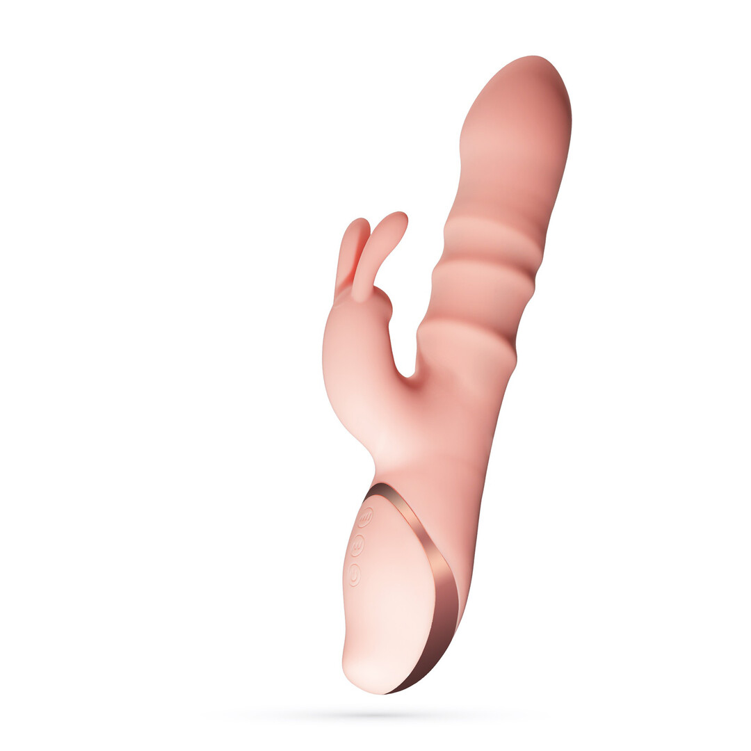 Crushious Ringlord - Ring Rabbit Vibrator - Roze (7403254160743)