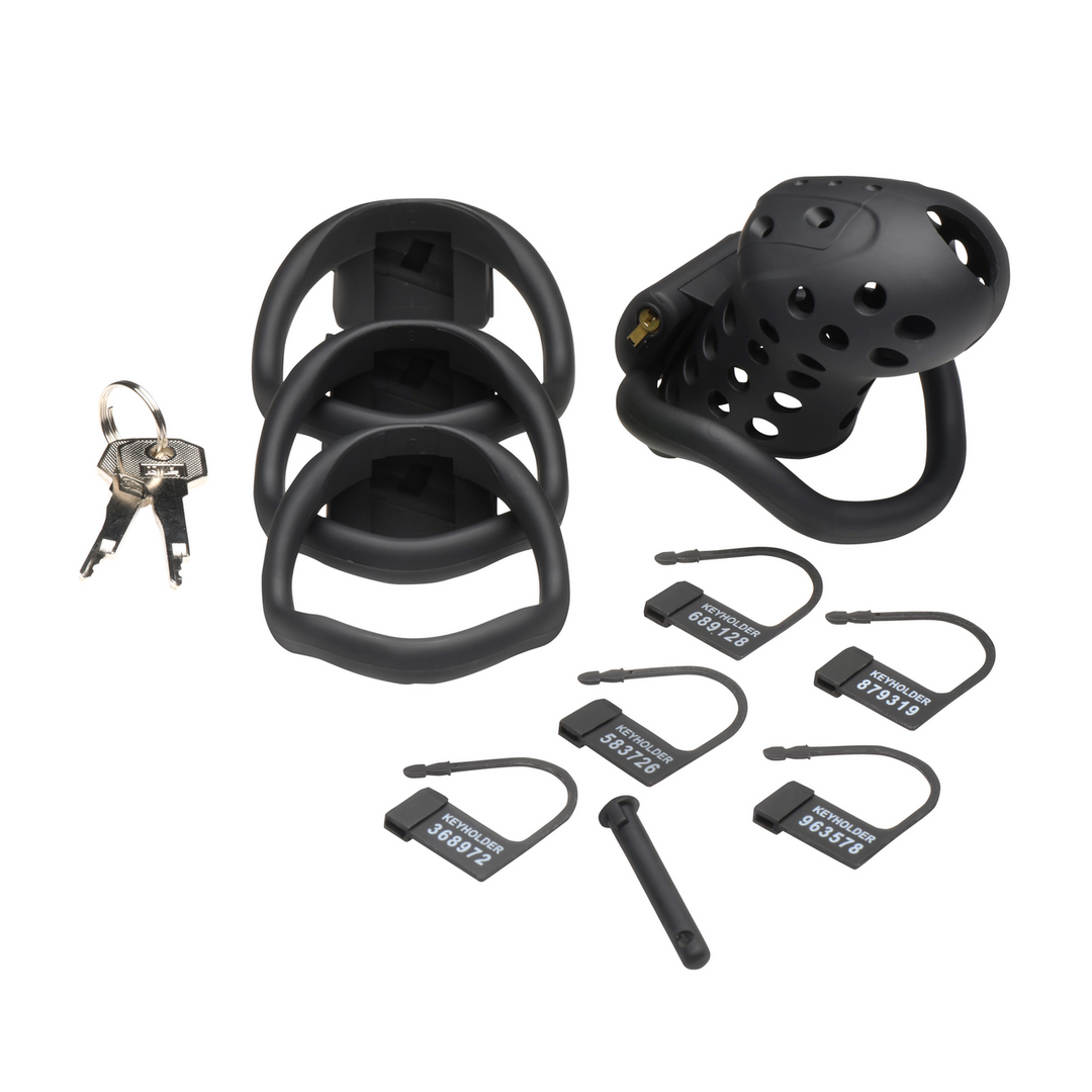 Xr brands Lock Down - Kinkkooi - Zwart (848518057365)