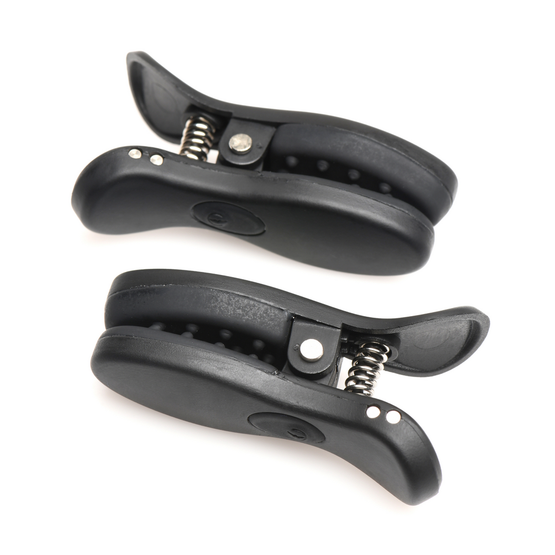 Xr brands Dark Grip - Vibrerende Tepelknijpers - Zwart (848518055156)
