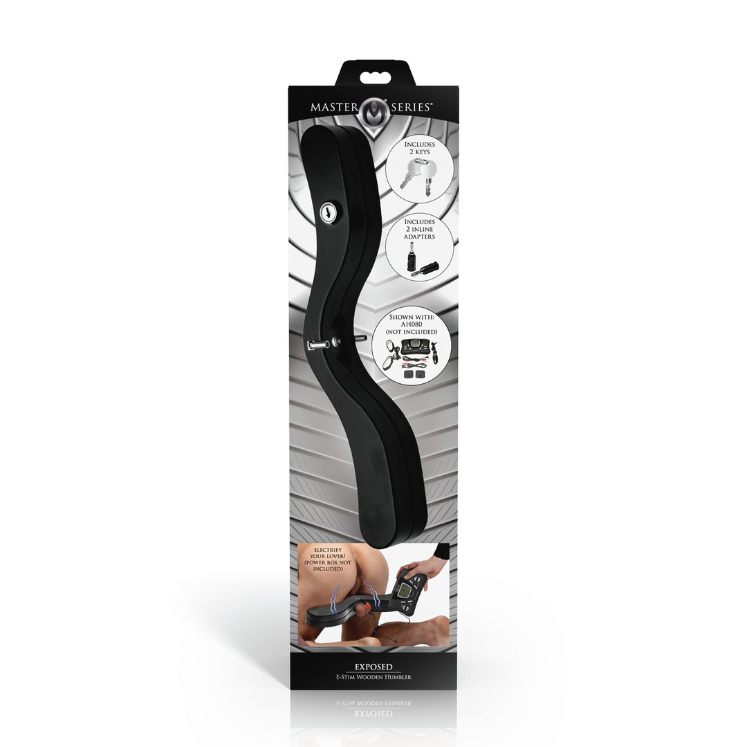 Xr brands Exposed - E-Stim Houten Humbler - Zwart (848518060471)