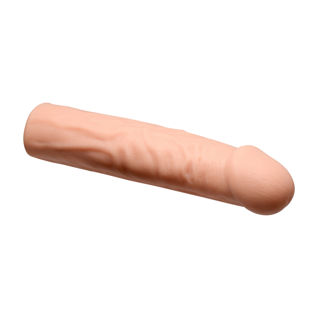 Curve toys Verlengstukken - Vibrerende Realistische Penisverlenging met Afstandsbediening - Licht (653078945133)