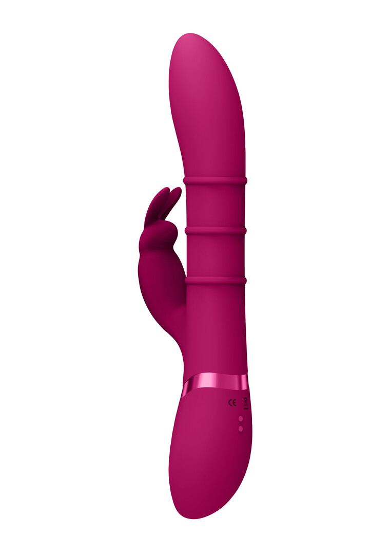 Vive by shots Sora - Up Down Stimulerende Ringen, Vibrerende G-Spot Rabbit - Roze (8714273493217)