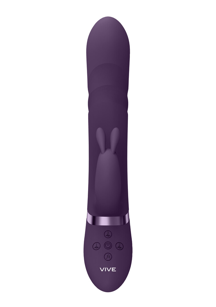Vive by shots Nari - Vibrerende en Draaiende Parels, G-Spot Rabbit - Paars (8714273537935)
