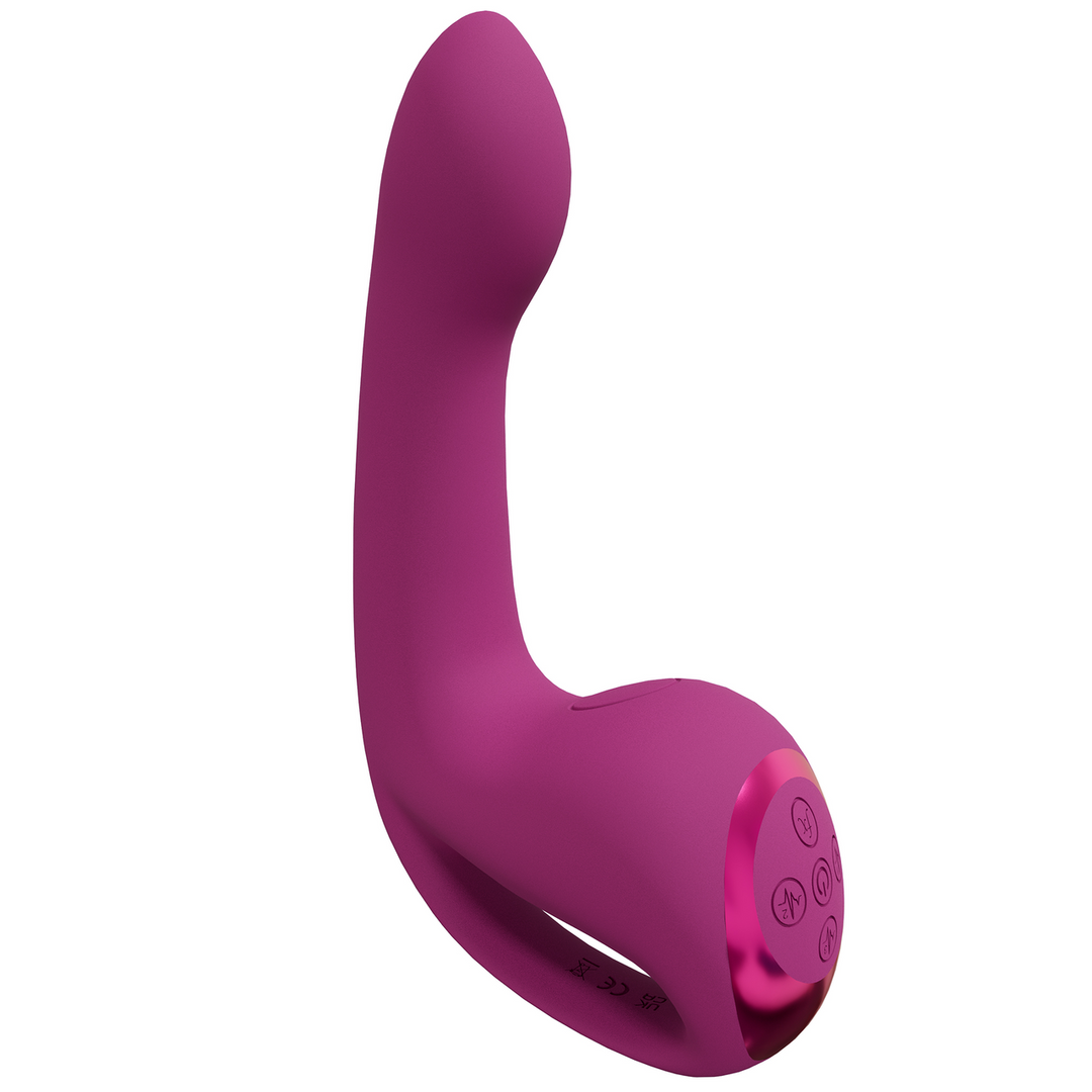 Vive by shots Riko - Triple Motor Thumper met Geavanceerde Vingerbeweging Puls Golf Stimulator - Roze (8714273051868)