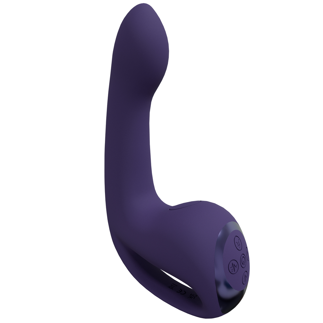 Vive by shots Riko - Triple Motor Thumper met Geavanceerde Vingerbeweging Puls Golf Stimulator - Paars (8714273051875)