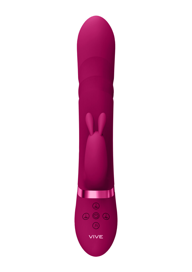 Vive by shots Nari - Vibrerende en Rotating Beads, G-Spot Rabbit - Roze (8714273537867)