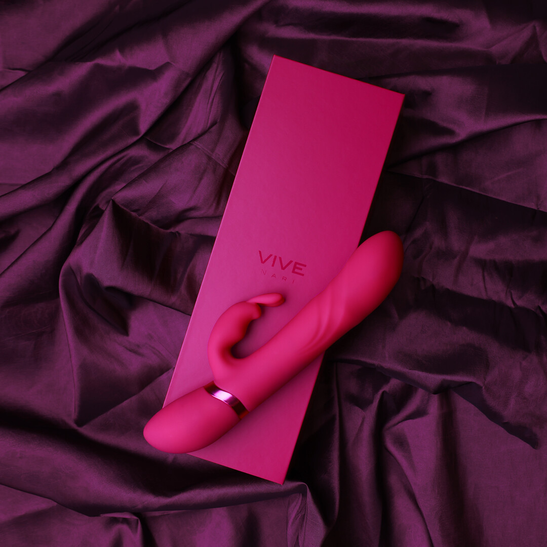 Vive by shots Nari - Vibrerende en Rotating Beads, G-Spot Rabbit - Roze (8714273537867)
