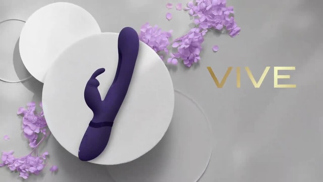Vive by shots Mika - Triple Motor - Vibrerende Rabbit met Innovatieve G-Spot Flapper Stimulator - Paars (8714273051851)
