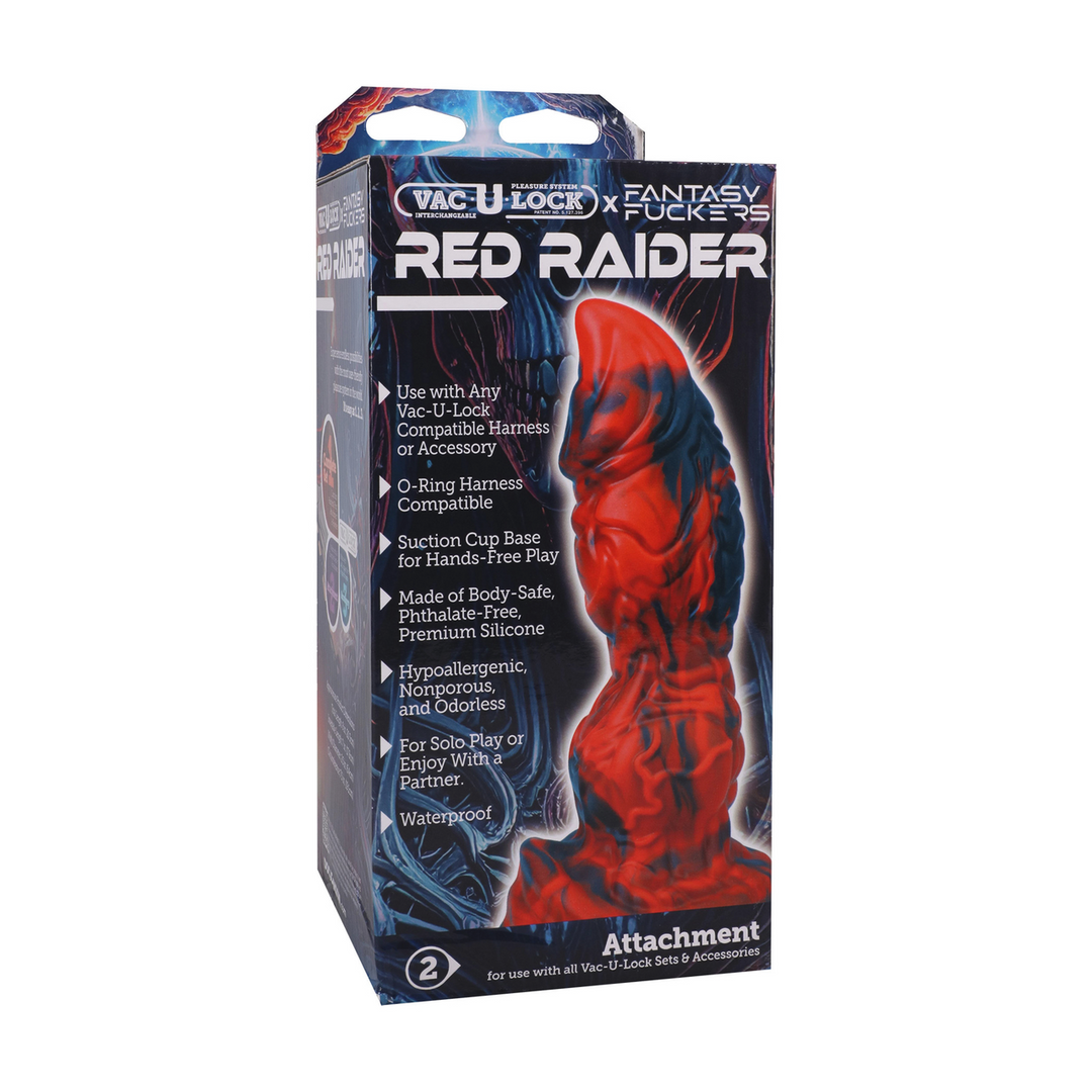 Doc johnson Fantasy Fuckers - Rode Raider - Rood/Zwart (782421100681)