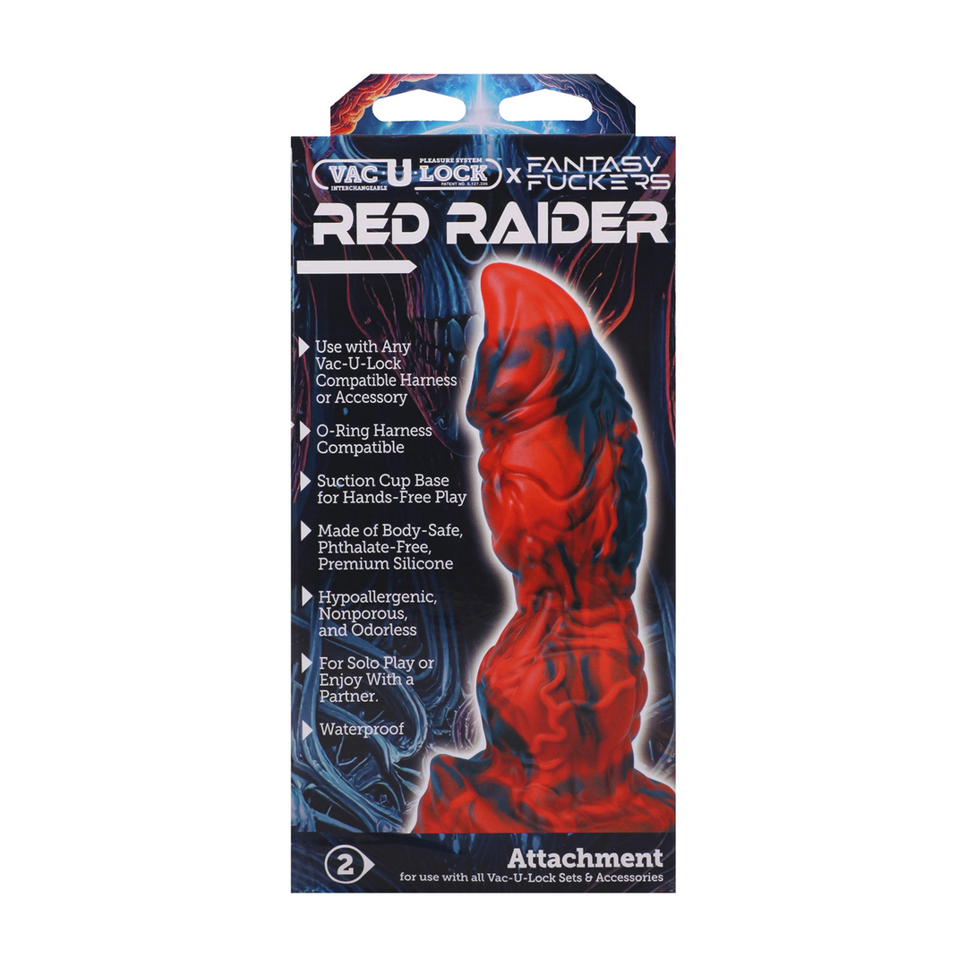 Doc johnson Fantasy Fuckers - Rode Raider - Rood/Zwart (782421100681)