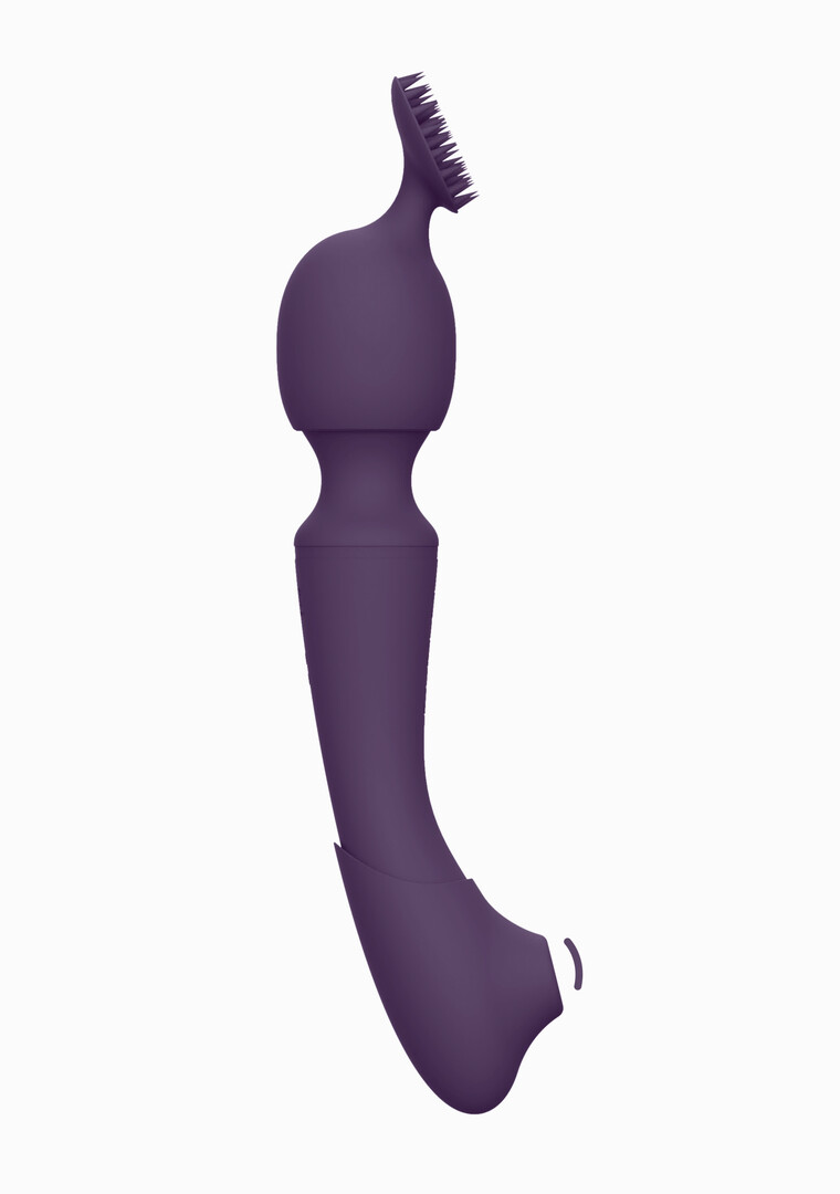 Vive by shots Nami - Pulse Wave Vibrating Wand - Paars (7423522539552)