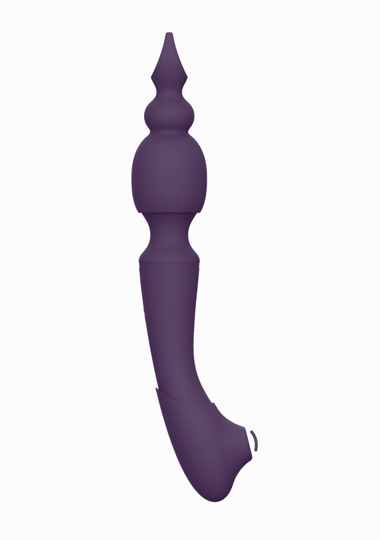 Vive by shots Nami - Pulse Wave Vibrating Wand - Paars (7423522539552)