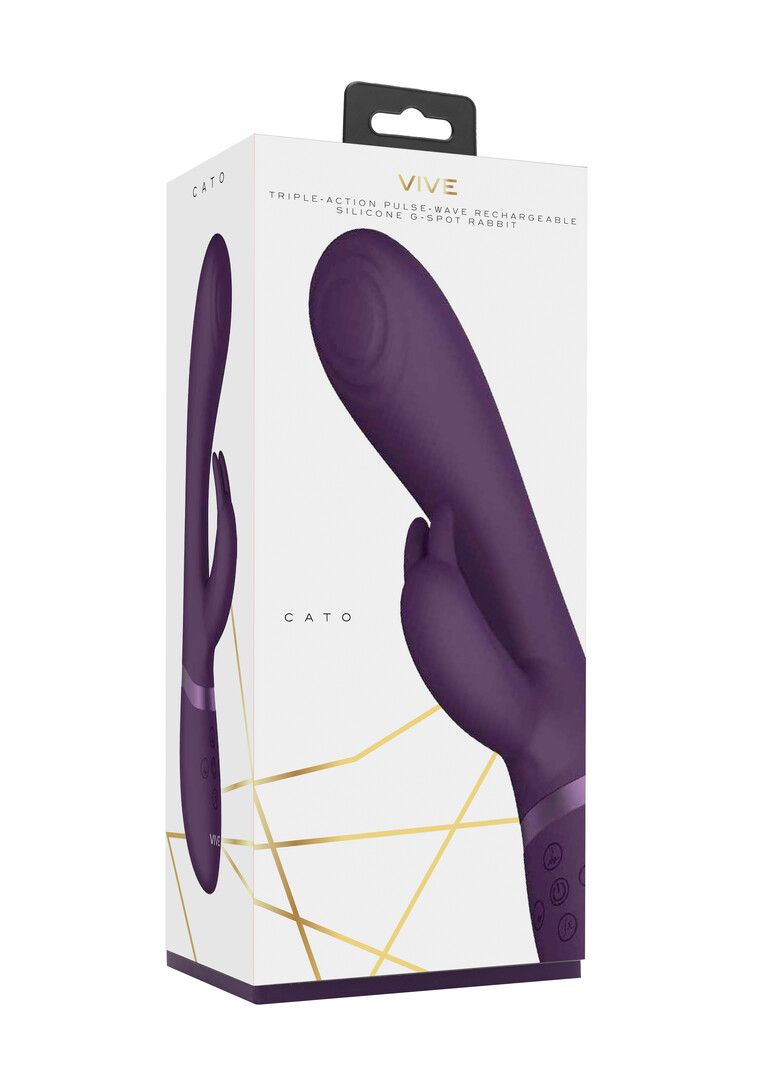 Vive by shots Cato - Pulse G-spot Rabbit - Paars (8714273521729)